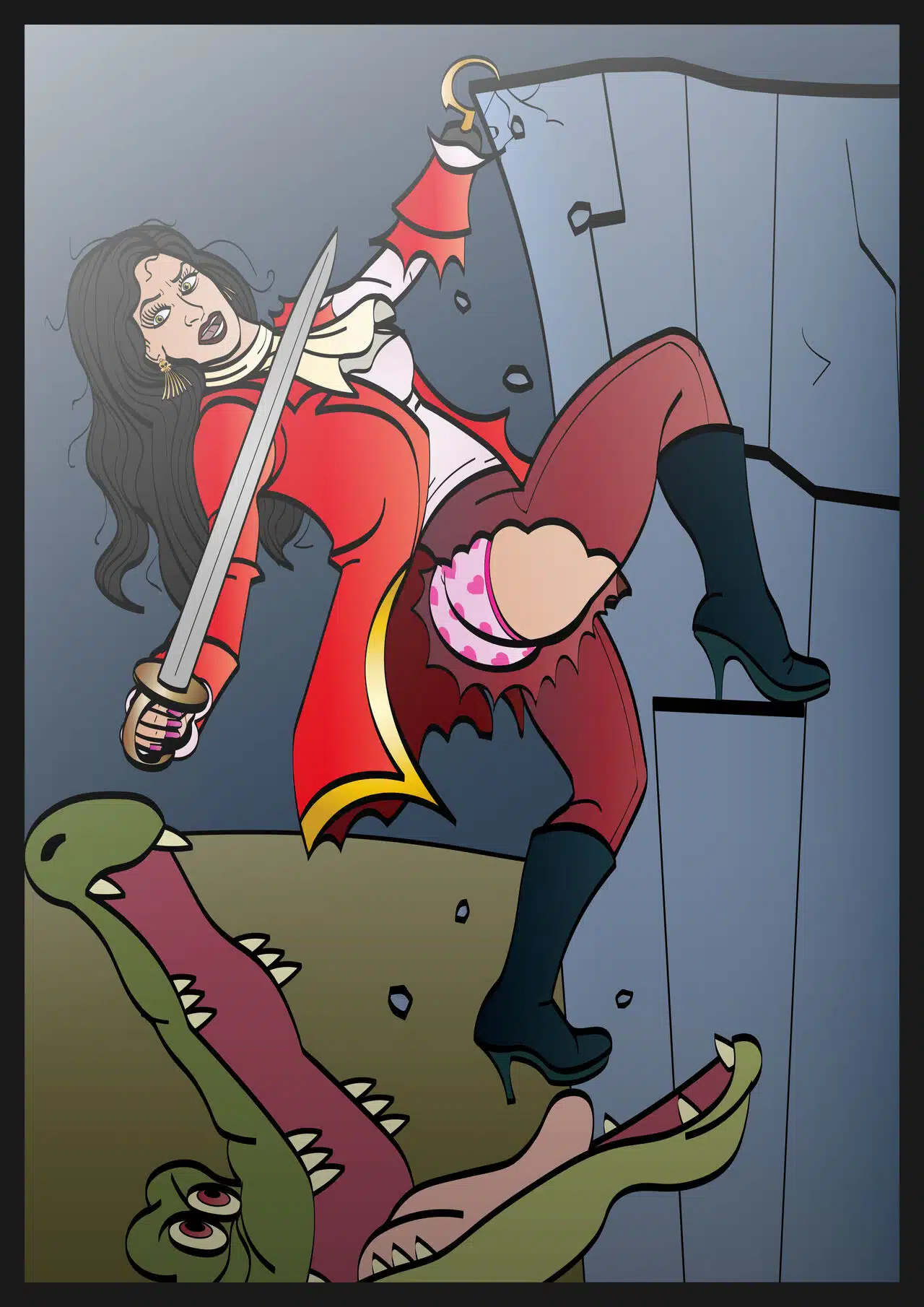 Female Captain Hook! (TheShockermaniac)