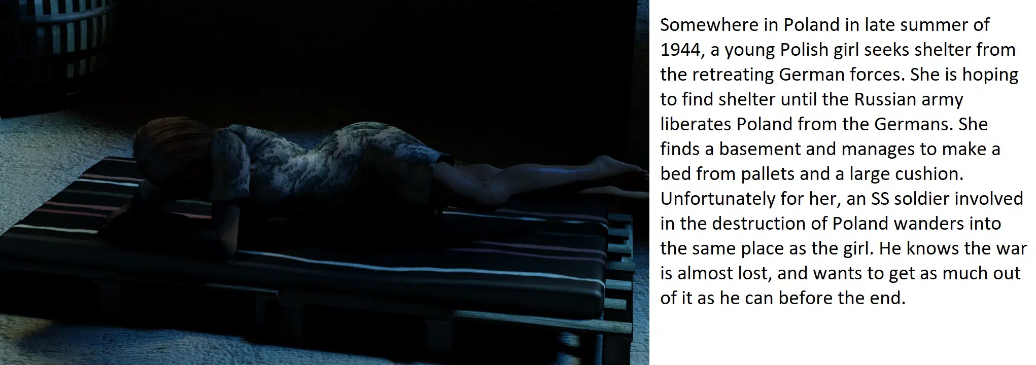 Polish Girl Raped by SS Soldier During WWII (Bigal)