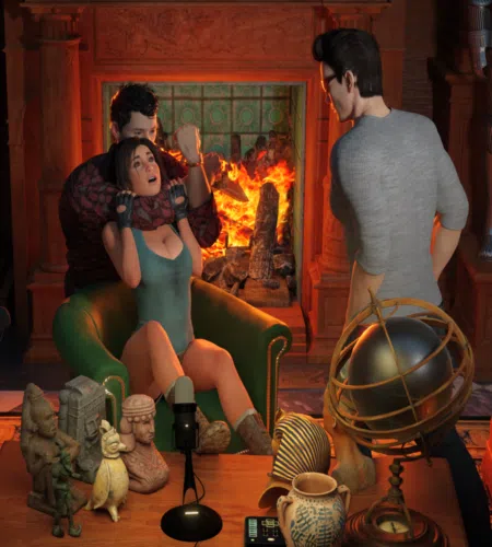 Lara in the Doghouse (Blendguardian)