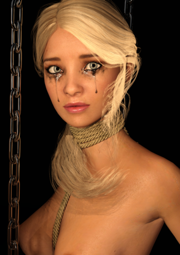 Blond-girl-Sasha-in-a-delivery-trolley-767162455