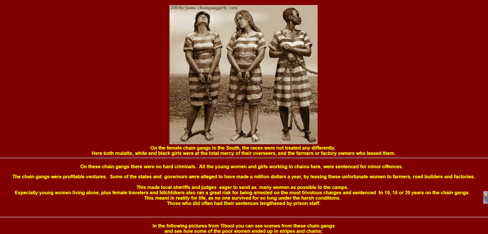 Southern Chain Gang 1: Mrs. Jenny Larson, The Young Widow (Tibool)