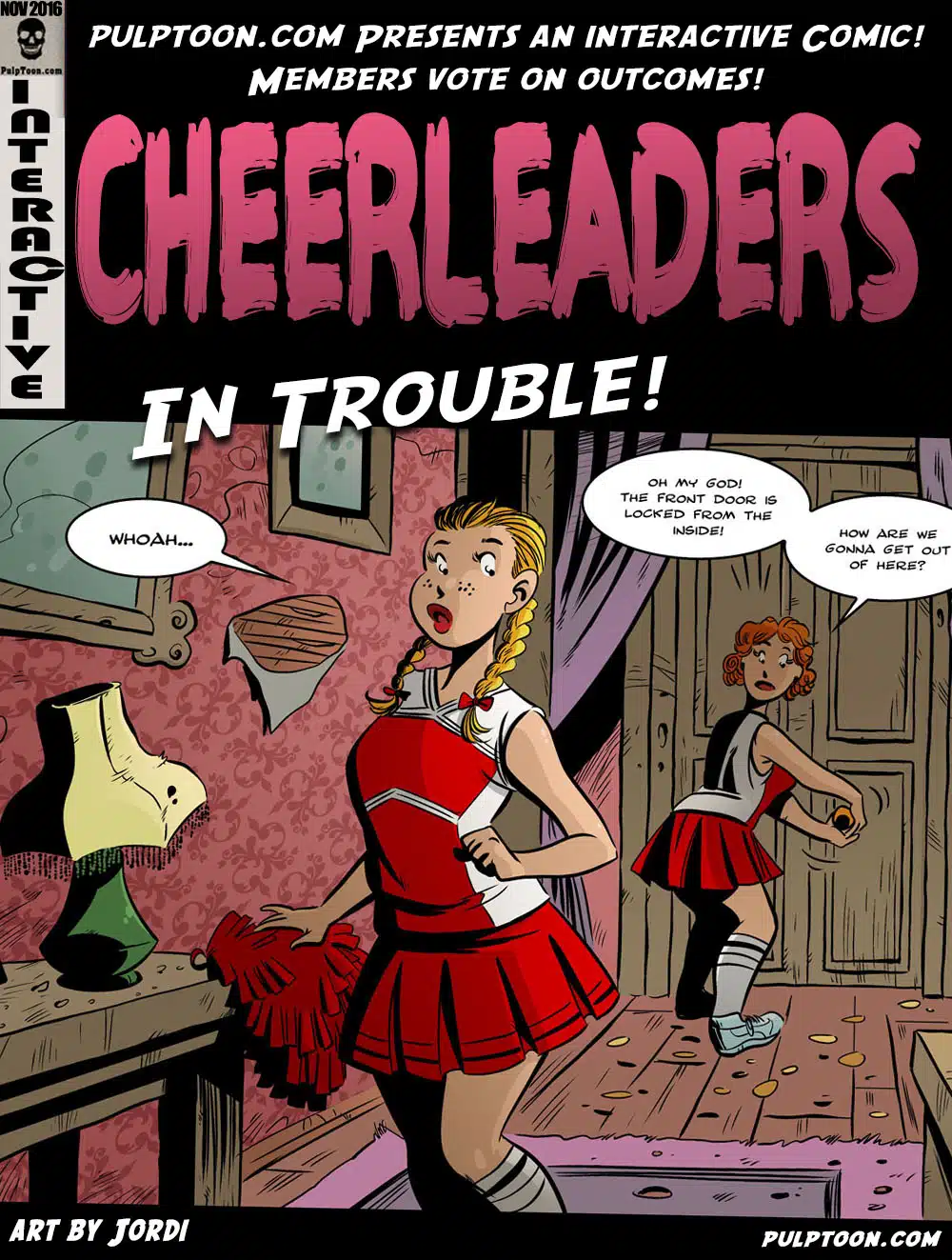 Cheerleaders in Trouble 1-4 (Pulptoon)