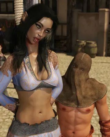 Female Elf Execution (Dingbatt20)