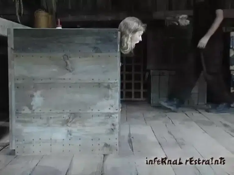 Caged Cumslut (Infernal Restraints)