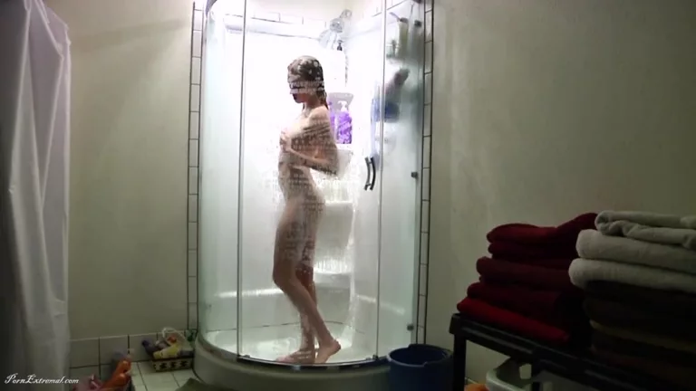 Ashley Shot in the Shower (PKF Studios)