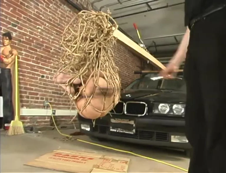 Crucified on a Car (Hogtied)
