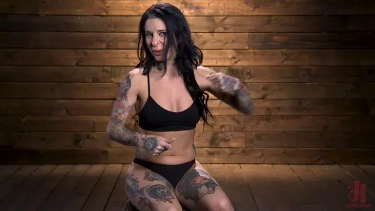 Joanna Angel Submits to The Pope! (Hogtied)