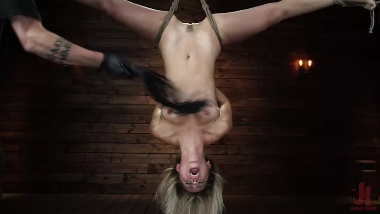 Alina Lopez: Tormented in Extreme Bondage and Made to Cum (Hogtied)