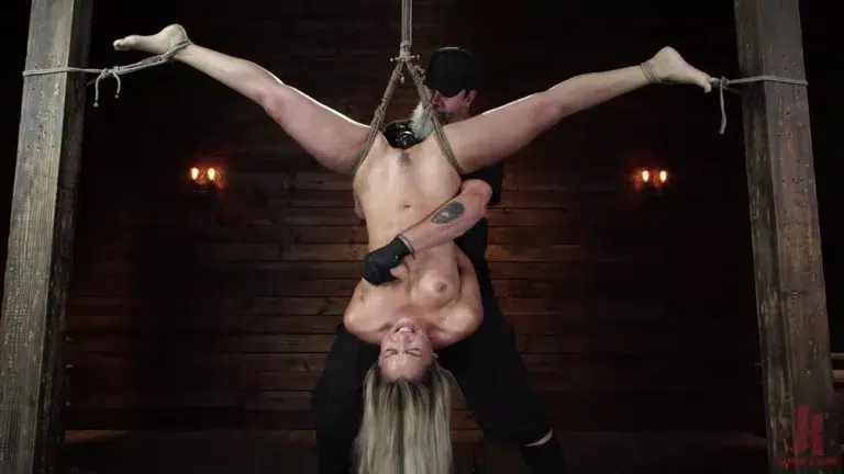 Alina Lopez: Tormented in Extreme Bondage and Made to Cum (Hogtied)
