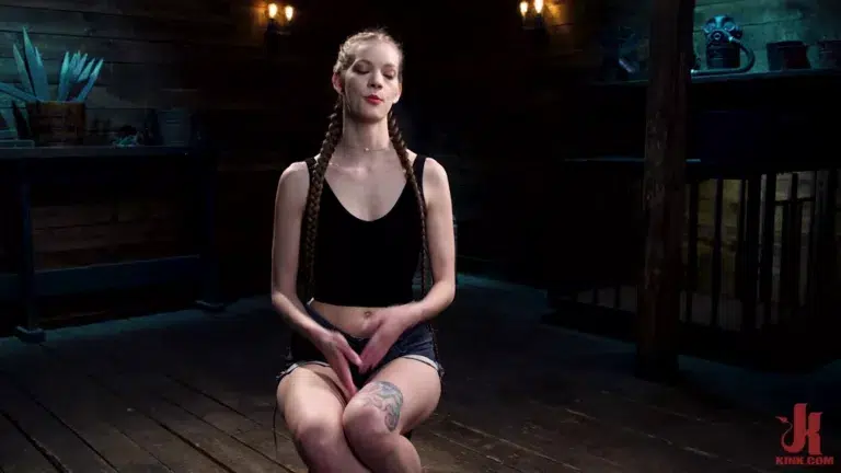 Erin Everheart: Brand New Redhead Suffers In savage Bondage (Hogtied)
