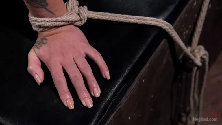 Alt Tattooed Pain Slut Submits in Grueling Bondage (Hogtied)