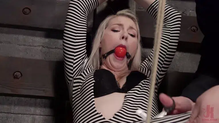 Adorable Slut Ella Nova Gets Fucked up by Sergeant Major (Hogtied)