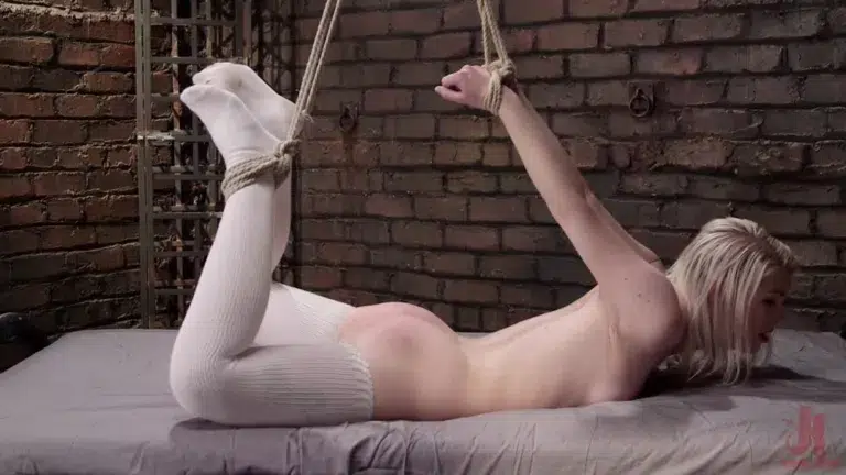 Adorable Slut Ella Nova Gets Fucked up by Sergeant Major (Hogtied)