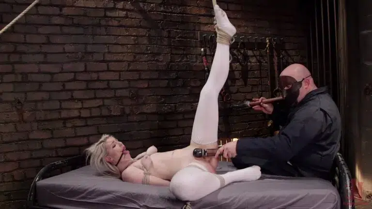 Adorable Slut Ella Nova Gets Fucked up by Sergeant Major (Hogtied)