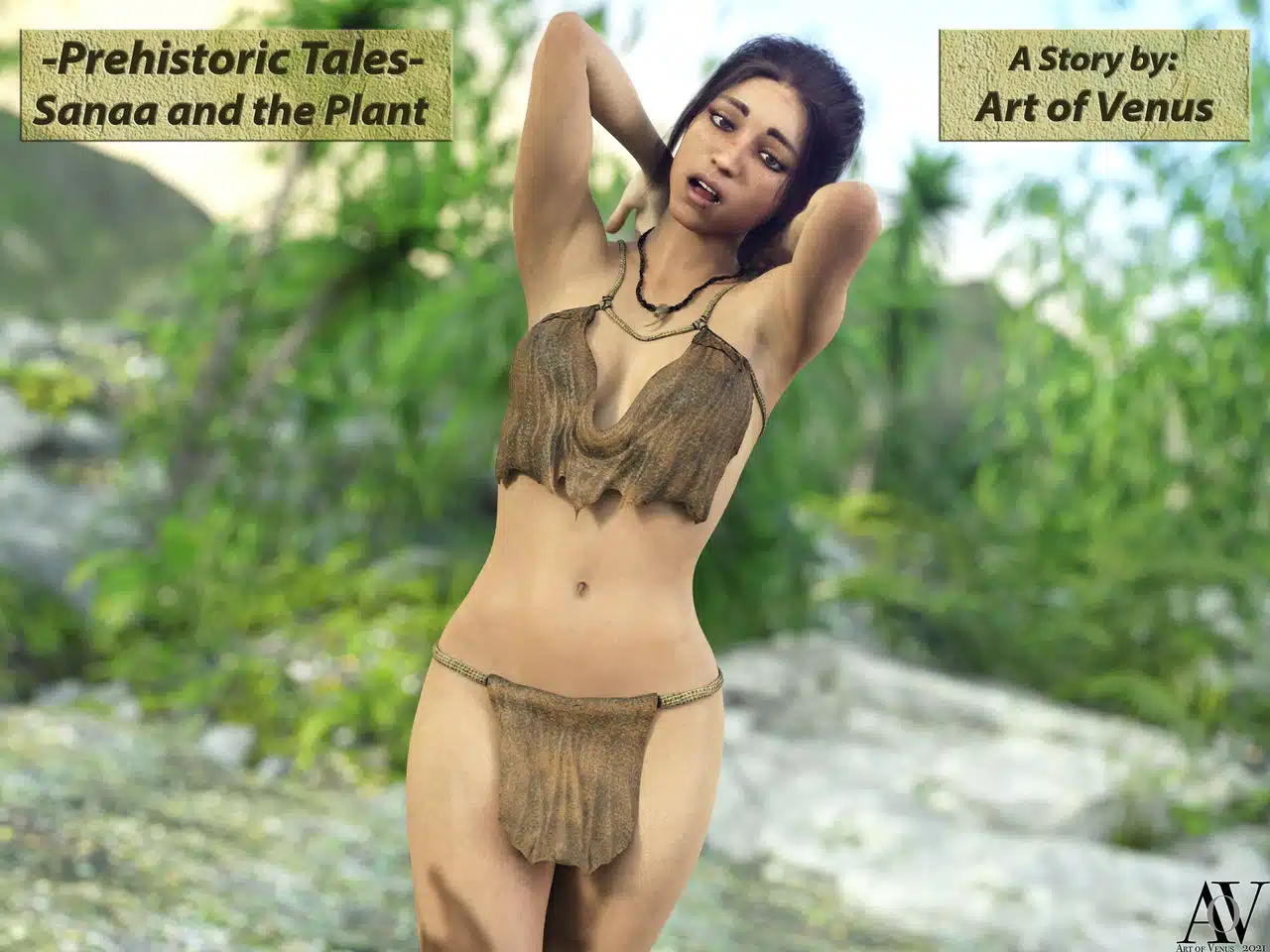 Sanaa and the Plant (Art of Venus)