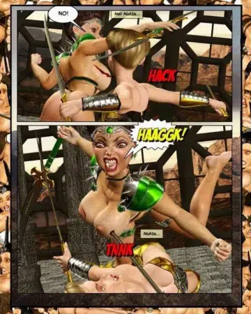 Prisinia: Golden Fighter #1 (Barbarian Babes)