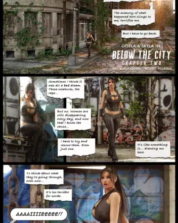Below The City – Part 2 With Text by Pegasus (BlackAdder)