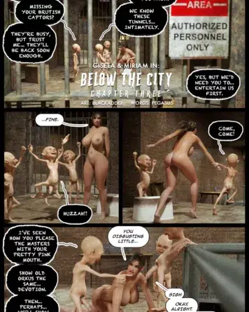 Below The City – Part 3 With Text by Pegasus (BlackAdder)