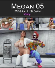 Megan 05 – Megan And Clown (BlackAdder)